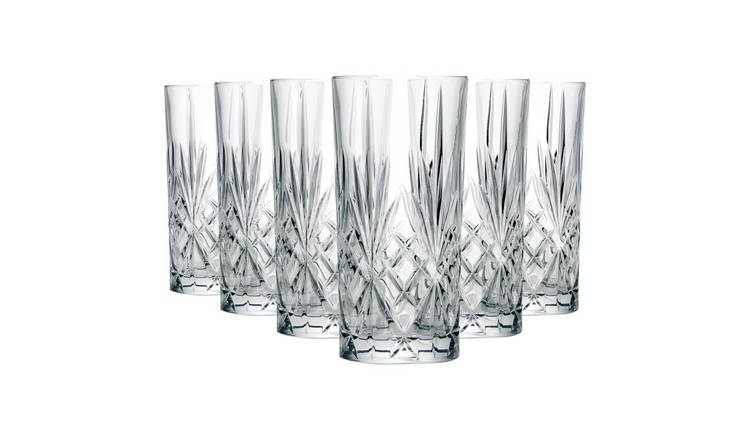 RCR Crystal Melodia Highball Glasses 360ml - Pack of 6