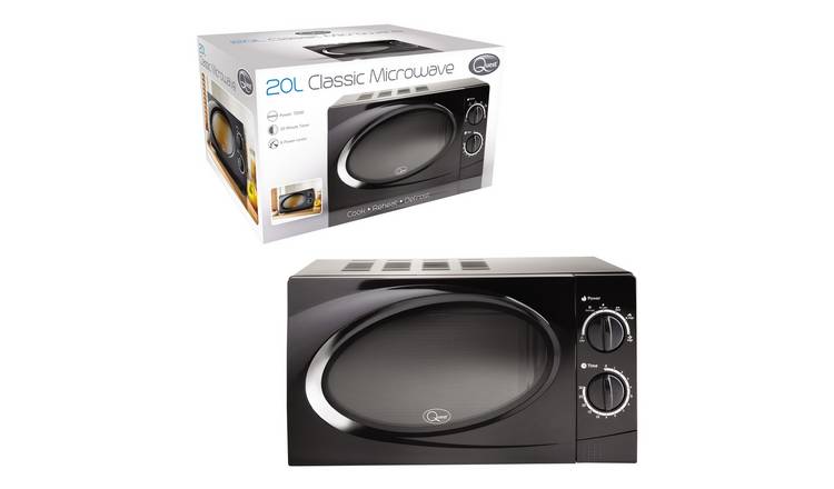 Quest 20L Microwave With 6 Power Levels  700W - Black
