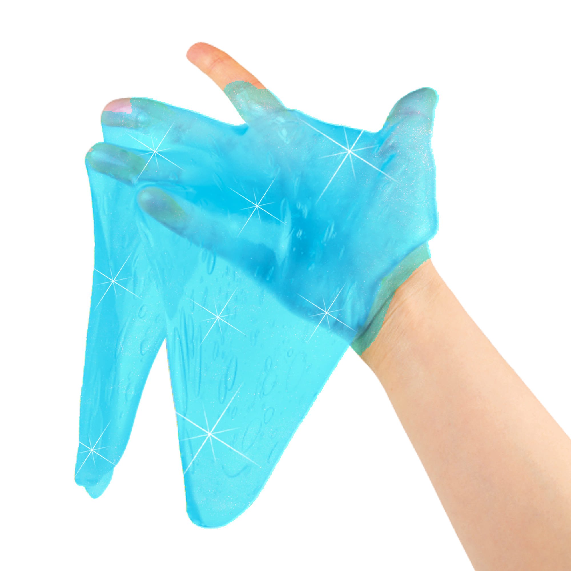 SES Creative Slime Sensory Set - 140g Jar - Blue Glitter - Image 2