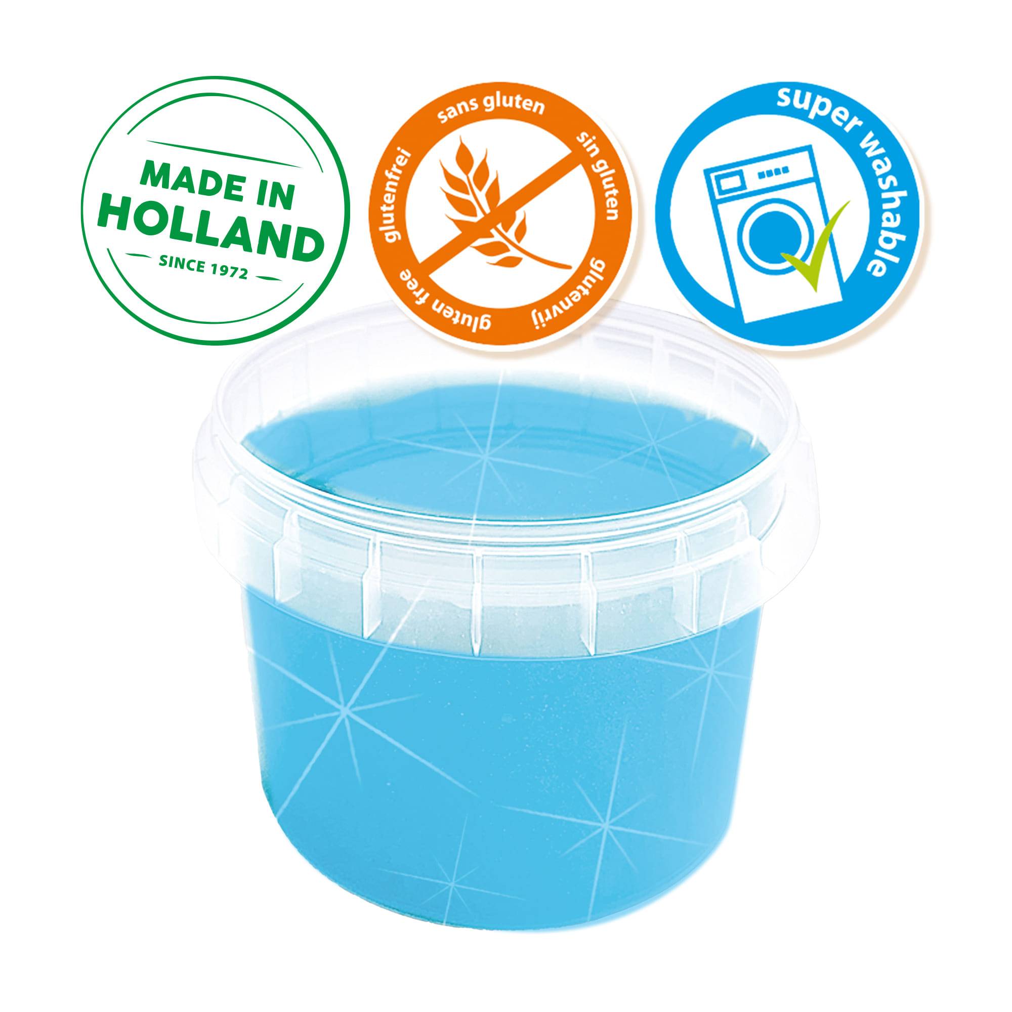SES Creative Slime Sensory Set - 140g Jar - Blue Glitter - Image 3