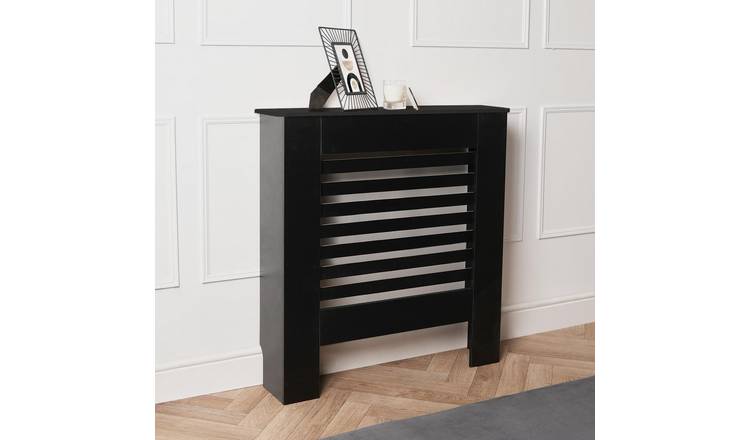 OHS Engineered Wood Radiator Cover - Black - Small