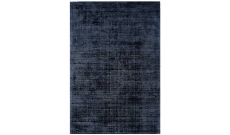 Mega Flooring Blue Handmade Plain Rug - 160 x 230cm