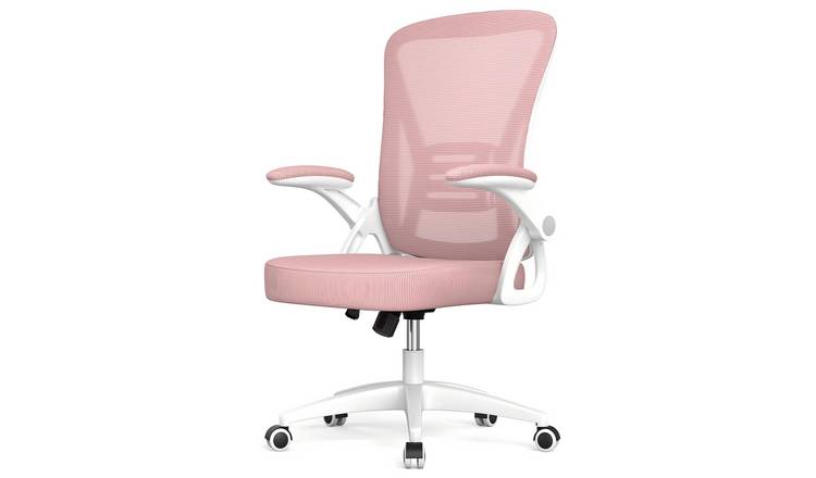 Rattantree Ergonomic Mesh Office Chair with Lumbar Support - Pink