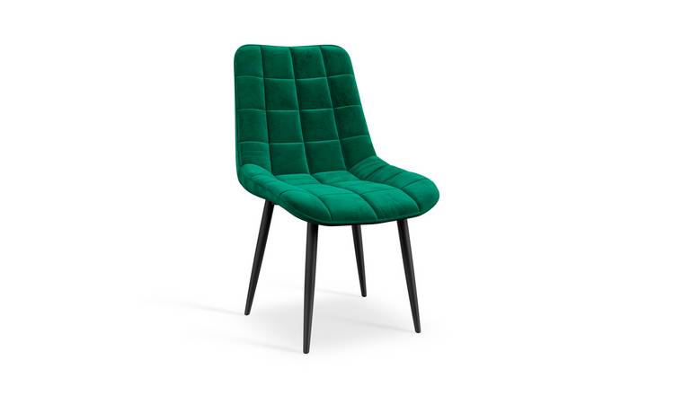 Furniture Online Nova Set Of 6 Velvet Dining Chair – Green
