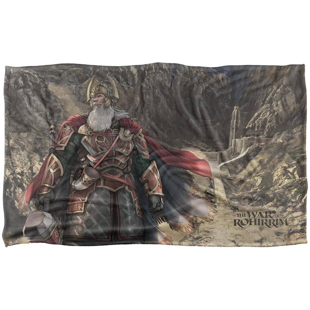 The Lord of the Rings: The the Rohirrim Helm Hammerhand Blanket - 91cm x 147cm - Image 1