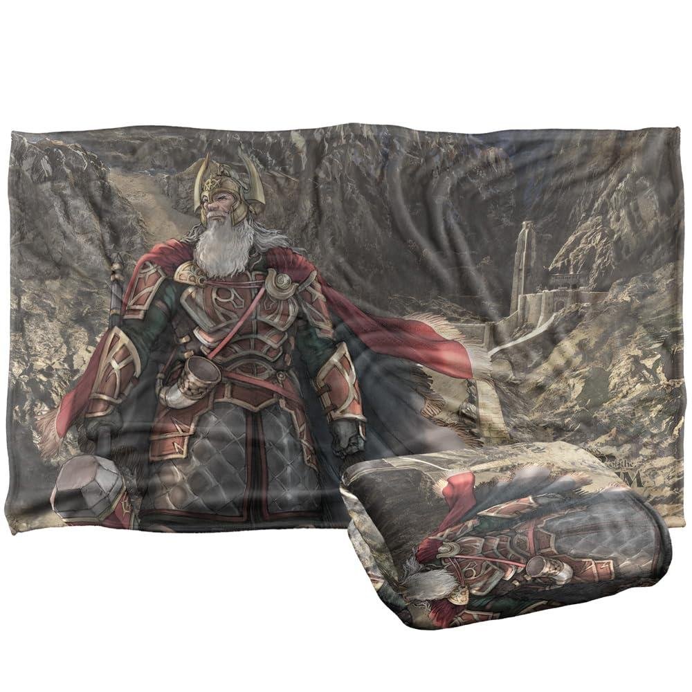 The Lord of the Rings: The the Rohirrim Helm Hammerhand Blanket - 91cm x 147cm - Image 2