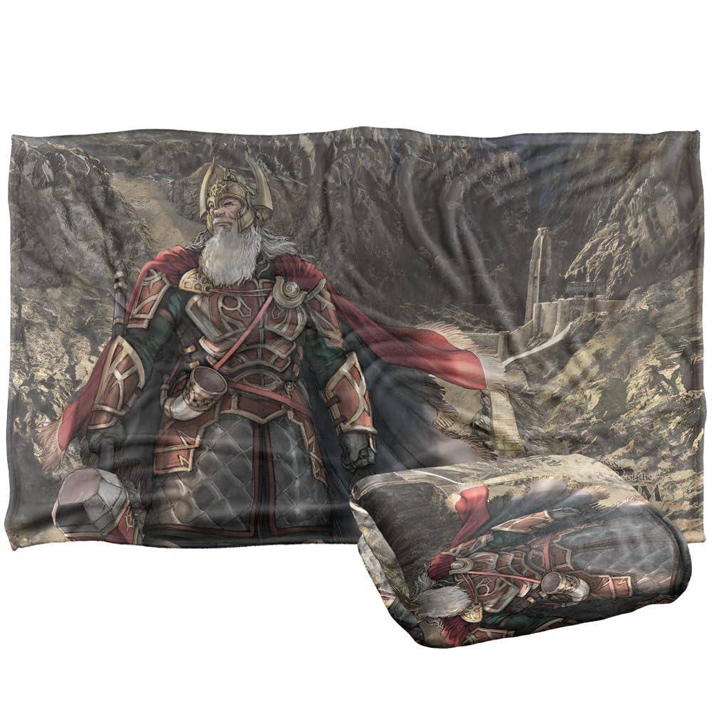 The Lord of the Rings: The the Rohirrim Helm Hammerhand Blanket - 91cm x 147cm - Image 2