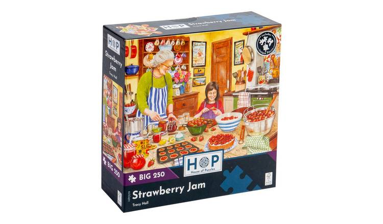 The House of Puzzles Strawberry Jam BIG 250 Piece Jigsaw Puzzle