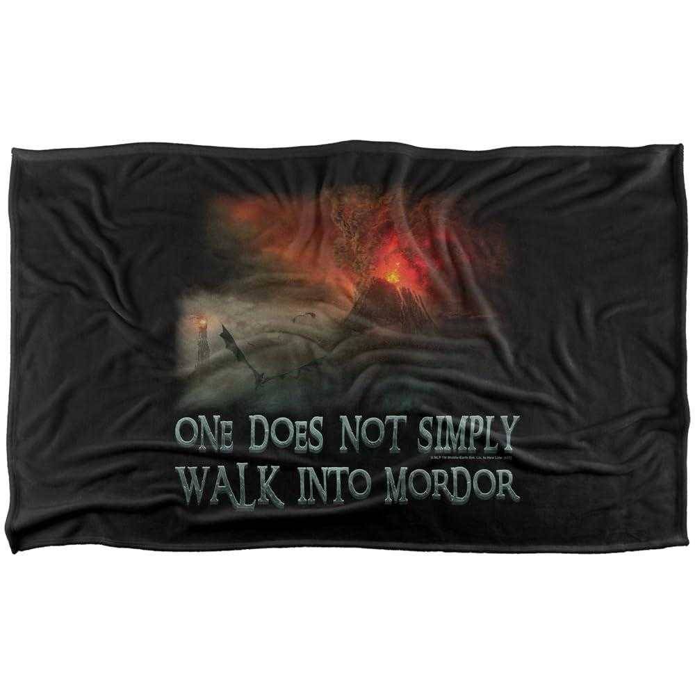 Lord Of The Rings Walk In Mordor Soft Touch Blanket - 127cm x 152cm - Image 1