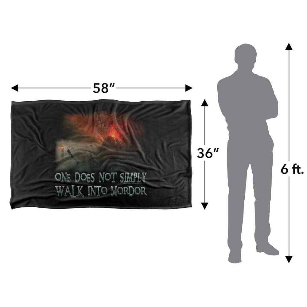 Lord Of The Rings Walk In Mordor Soft Touch Blanket - 127cm x 152cm - Image 4