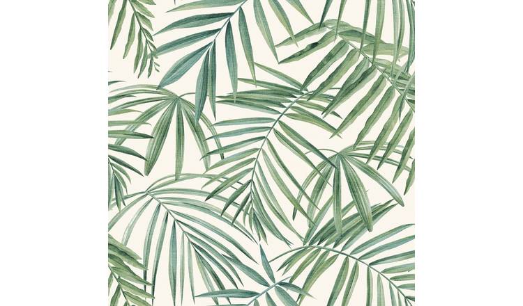 Arthouse Palm Leaf Wallpaper - Green