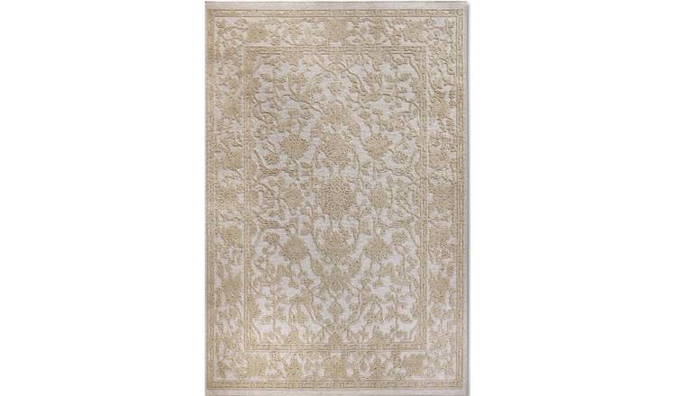 Villeroy & Boch Cream Ambroise Short Pile Rug Floral - 160 x 230cm