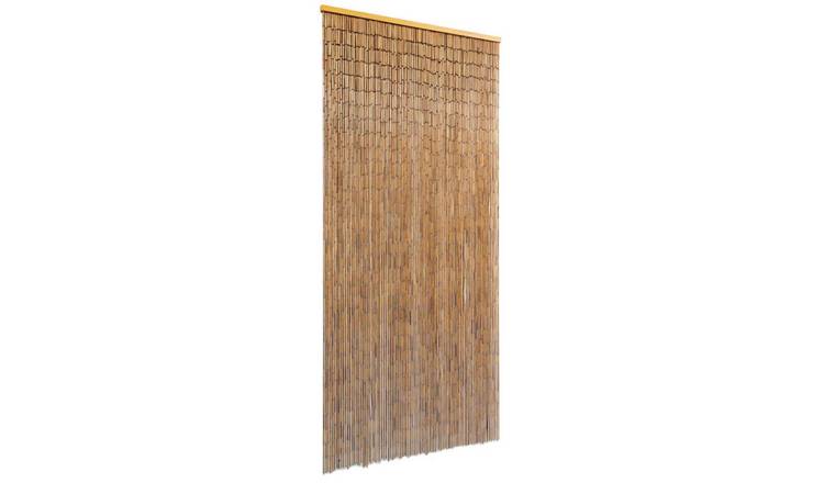 Walplus Bamboo Door Curtain - Brown - 90 x 200 cm