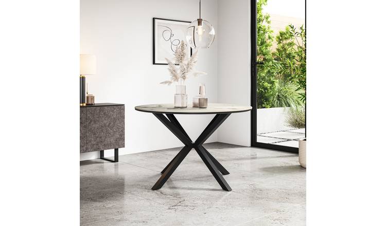 Furniture Online Calne Ceramic Dining Table - Calcutta Gold