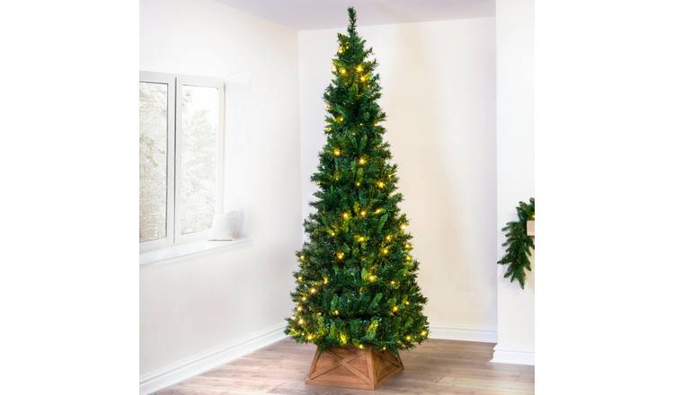 Christmas Tree World 7ft Pre-Lit Pop-Up Tree - Warm White Lights