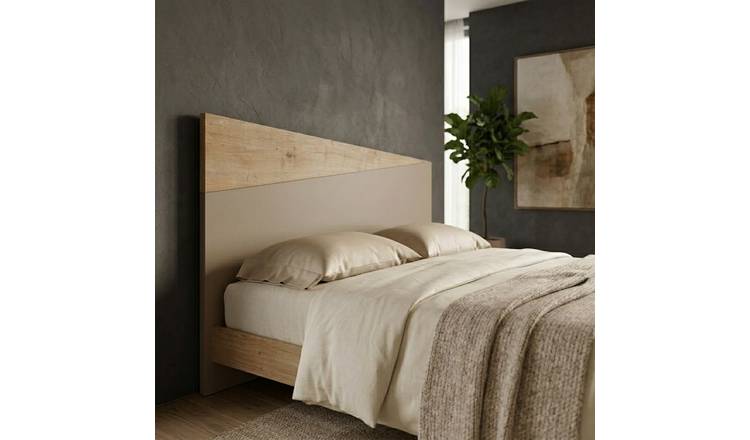 Decortie Diago Headboard 160cm Diagonal Panel - Oak Sandstone
