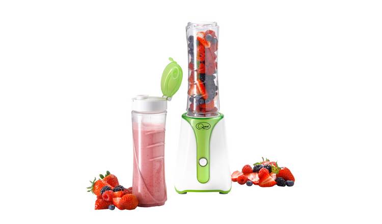 Quest Personal Blender 350W With 2 x 600ml Bottles -  Green & White