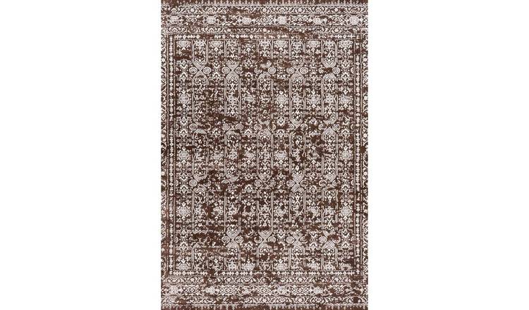 The Rugs Brown Montana Vintage Rug - 200 x 290cm