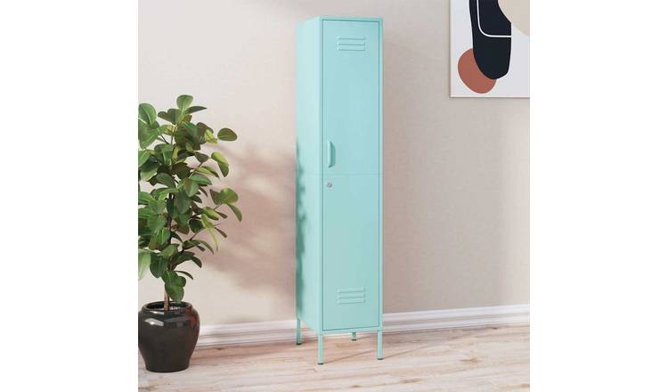 Walplus Steel 4 Adjustable Shelves Locker Cabinet - Mint - 35 x 46 x 180 cm