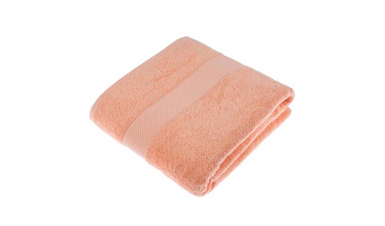 Homescapes Turkish Cotton Jumbo Beach Towel - Peach