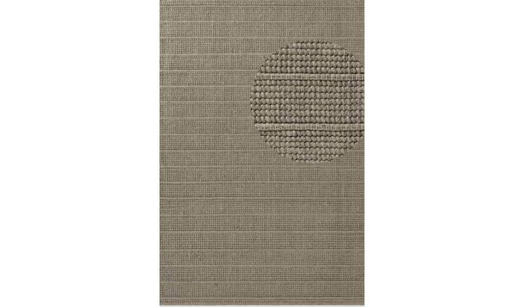 Ted Baker Grey Camden Parker Striped Rug - 160 x 230cm