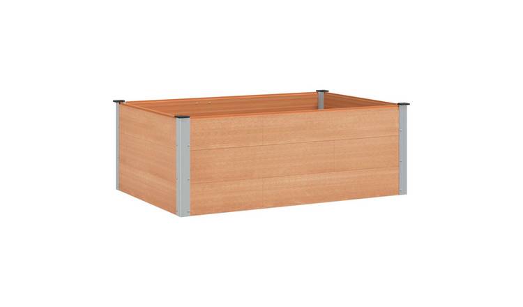 Walplus Raised Garden Bed - Brown - 150 x 100 x 54 cm