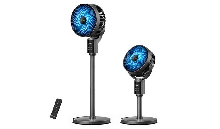 Air Pro 40in Pedestal Fan SmartVoice with Remote Control & 12H Timer - Grey