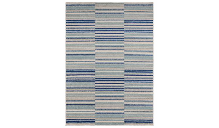 Mega Flooring Blue Modern  Rug - 80 x 150cm