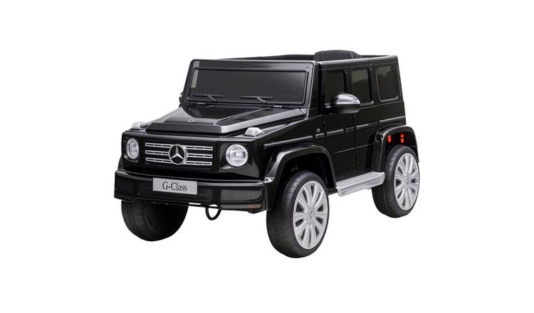 HOMCOM Mercedes Benz G500 12V 2 Motor Remote Kids Electric Ride On Car – Black