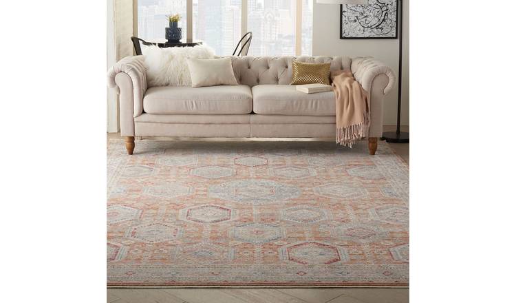 Mega Flooring Multi Traditional Bordered Rug - 160 x 234cm