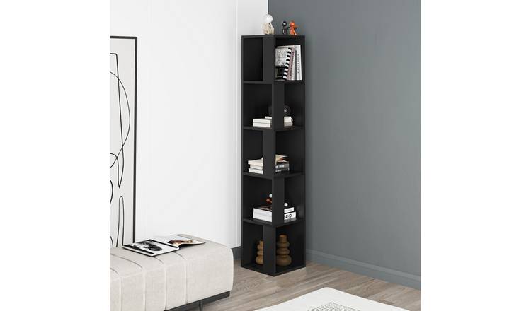 Decortie Piano Particleboard Shelving Unit - Black