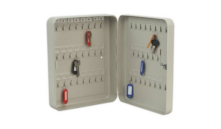 Loops Direct Steel Wall Mounted Locking Key Cabinet - 375 x 550 x 80 mm