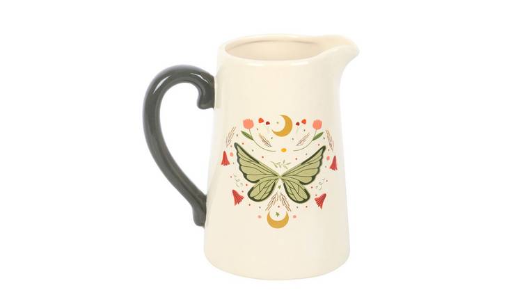 Something Different Ceramic Fairy Wing 1200ml Flower Jug - White