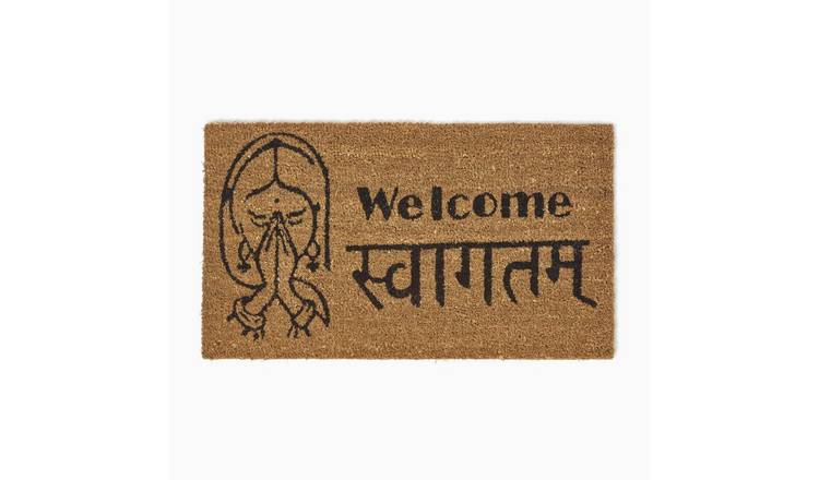 Homescapes Swagat Welcome Coir Doormat