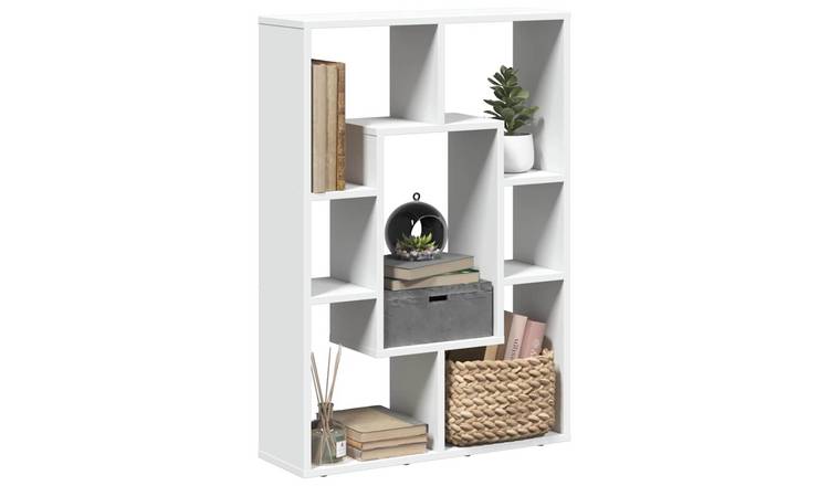 Walplus Engineered Wood Bookcase - White - 63 x 20 x 90 cm