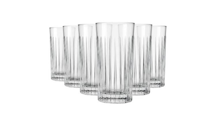 RCR Timeless Crystal Highball Glasses 440ml - Pack of 6