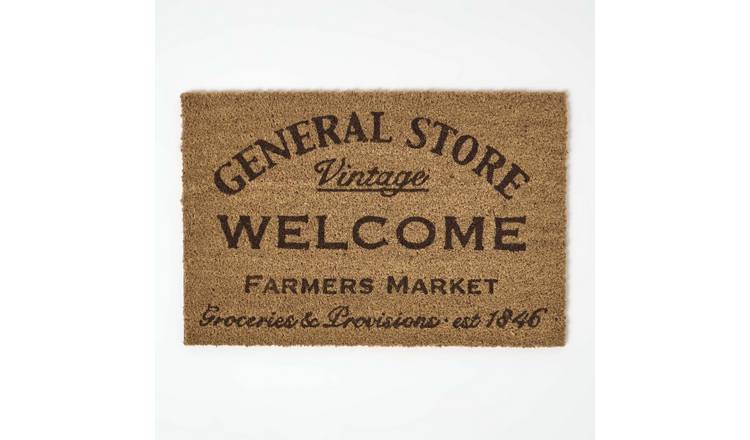 Homescapes General Store Non-Slip Coir Doormat