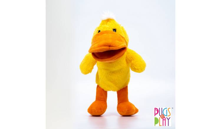 Pugs at Play Talking Duck Hand Puppet Soft Toy