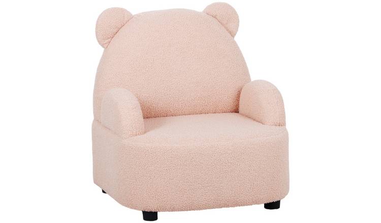 AIYAPLAY Single Seat Bear Shaped Kids Armchair - Pink