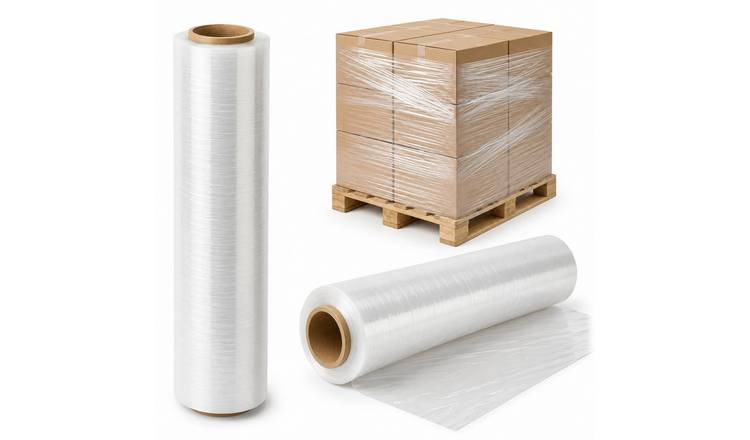 Merrimen Heavy Duty Pallet Stretch Wrap Roll 400mm x 150m - Clear
