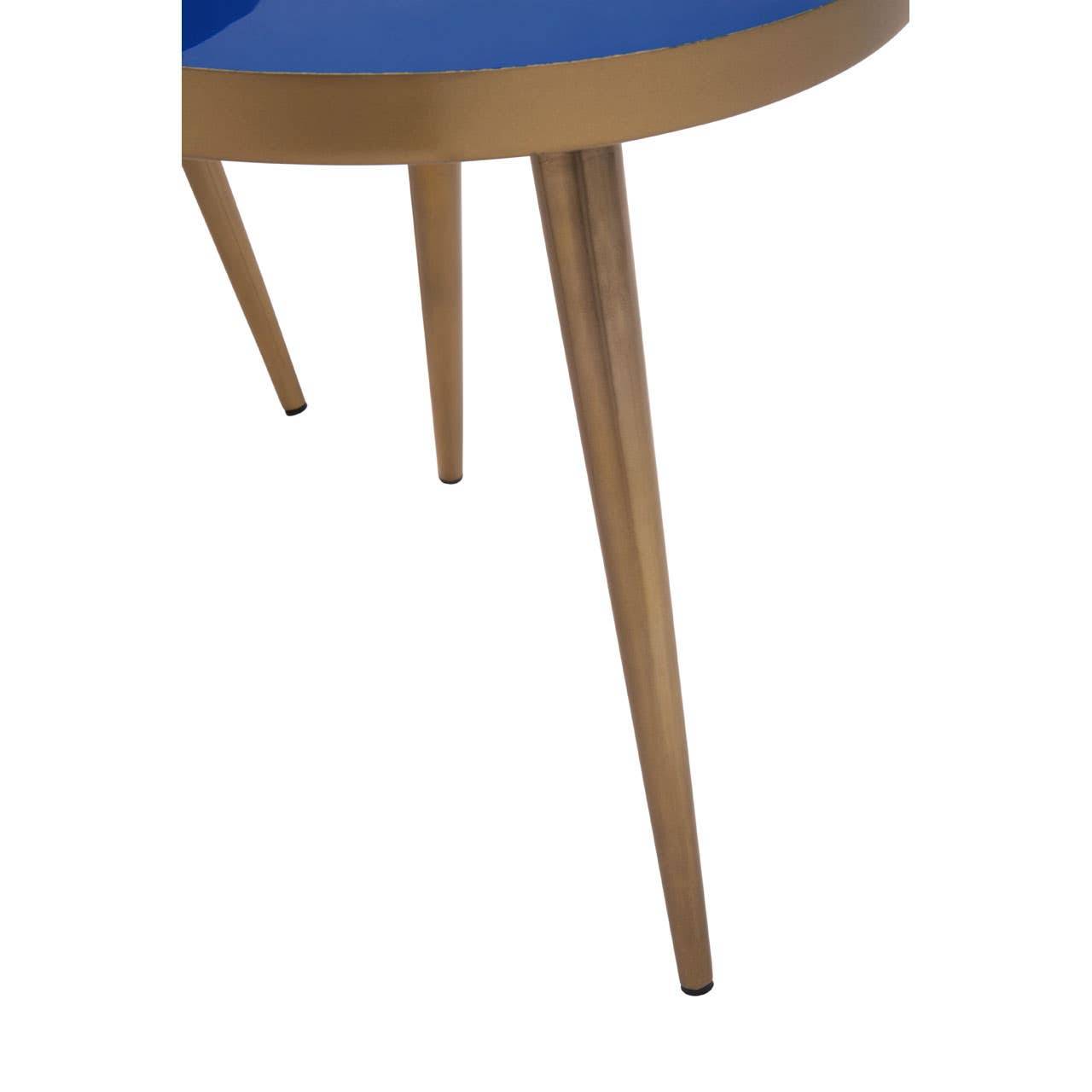 Orsina Amira Enamel Nest of Two Tables – Blue - Image 6