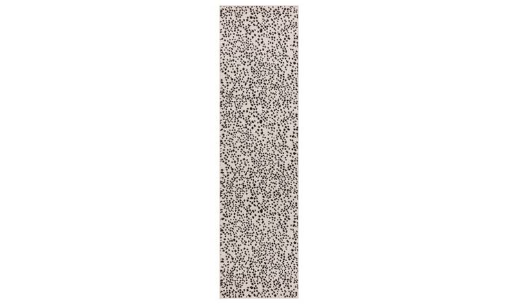 Mega Flooring White Modern  Runner - 66 x 240cm