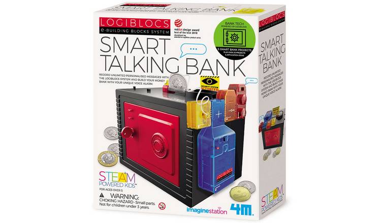 4M Logiblocs Smart Talking Bank - 5 Years +