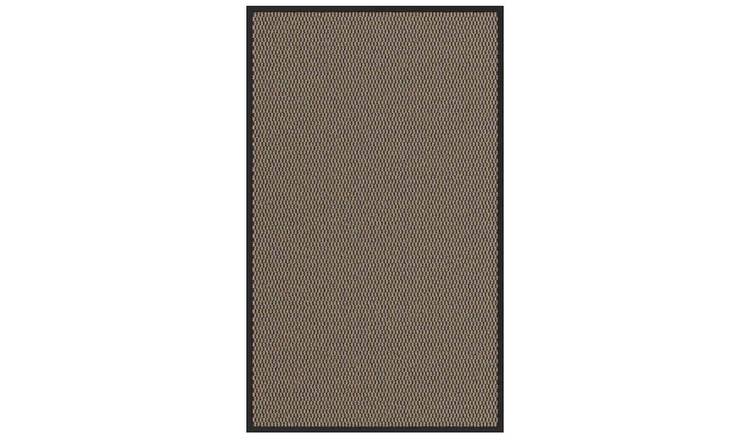 Walplus 5mm Thick Polypropylene Patterned Doormat - Brown - 90 x 150 cm