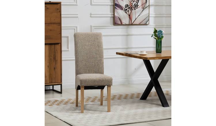 Artemis Home Rimini Fabric Dining Chairs - Set of 2 - Brown