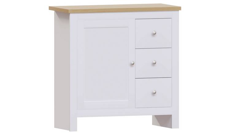 Vida Designs Arlington 3 Drawer 1 Door Sideboard - White