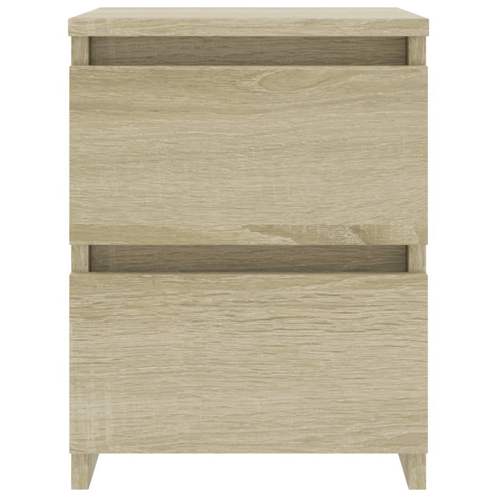 Walplus Engineered Wood Bedside Cabinet - Light Oak - 30 x 30 x 40 cm - Image 3