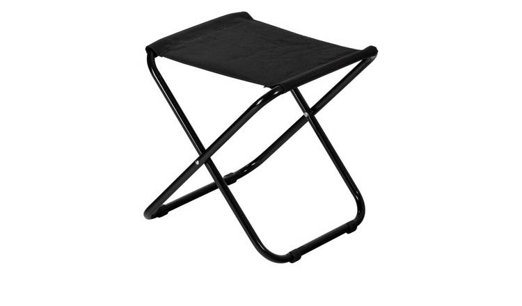 Harbour Housewares Classic Folding Stool - Black