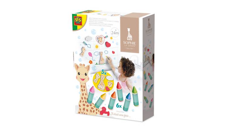 SES Creative Sophie The Giraffe Bath Crayons Craft Set