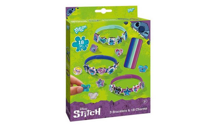 Totum Disney Stitch Charm Bracelets Craft Set - Age 3+